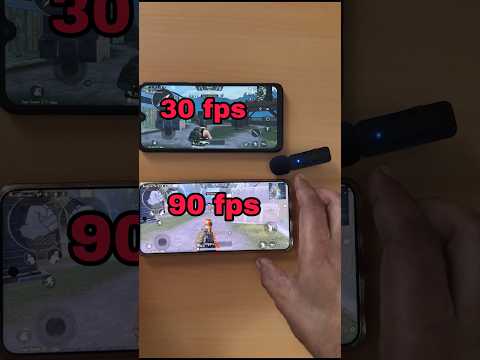 30 fps vs 90 fps bgmi test #bgmi #pubgmobile