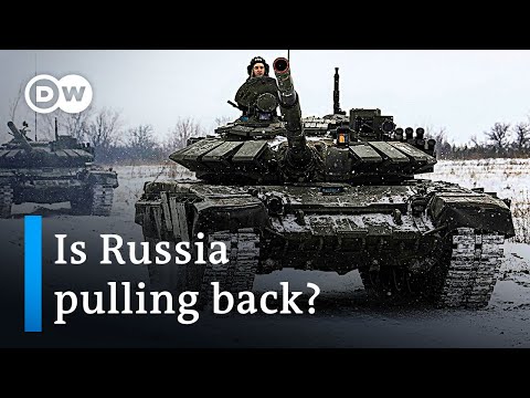 Russia announces to withdraw some of its troops from Ukraine border | DW News