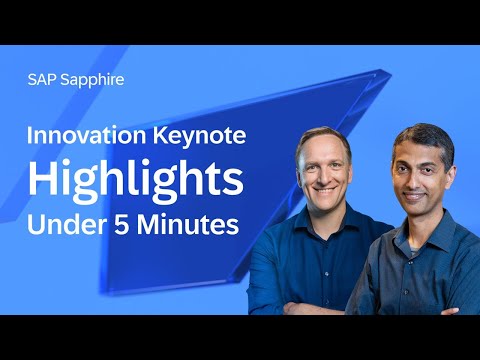 Innovation Keynote Highlights | SAP Sapphire 2024