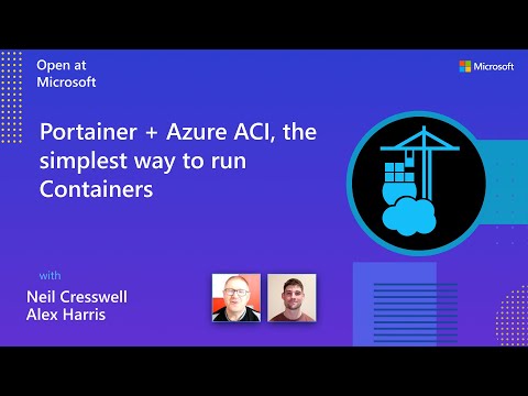 Portainer + Azure ACI, the simplest way to run Containers