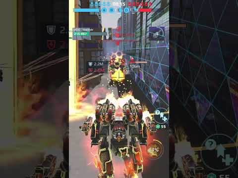 #UE #Hawk cleans out red home in the Shenzhendome #livinglegend #warrobots War Robots #gaming #wr
