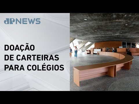 Mesas do G20 são doadas para escolas públicas do RJ