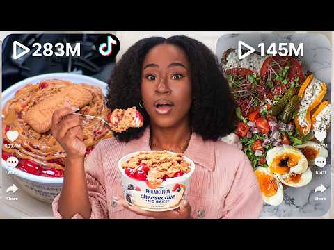 I Tested the MOST TRENDING TikTok SNACK Recipes