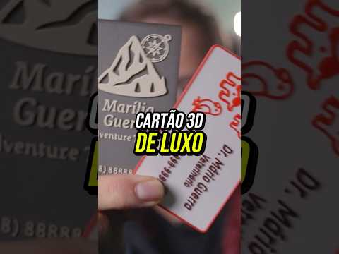 PARE de entregar cartão de papel! (Faça isso na Impressora 3D) 🛑🧱