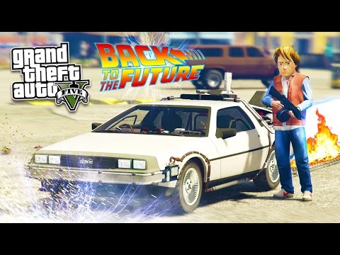 GTA 5 PC Mods - BACK TO THE FUTURE w/ DELOREAN TIME MACHINE MOD GAMEPLAY! (GTA 5 Mod Gameplay) - UC2wKfjlioOCLP4xQMOWNcgg