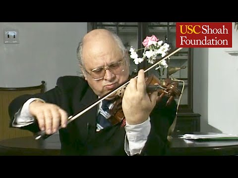 Songs From The Holocaust | Played By Violinist Jewish Survivor Edward Polidi | USC Shoah Foundation
