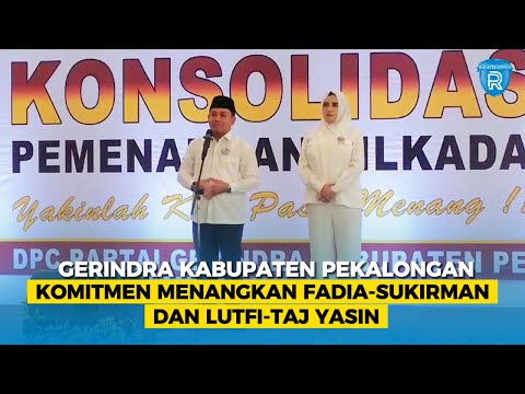 Gerindra Kabupaten Pekalongan Komitmen Menangkan Fadia-Sukirman dan Lutfi-Taj Yasin