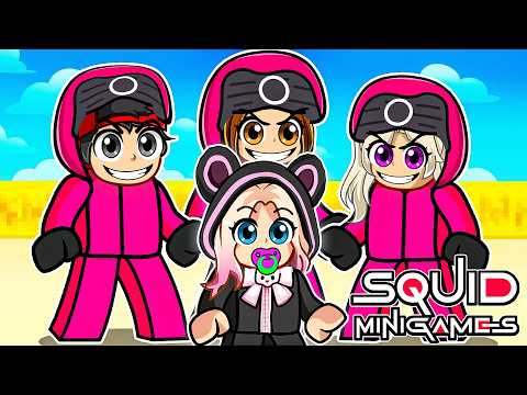 Squid Game Kapışması! 🎮 Mini Oyunlarda Kazanmaya Çalışıyoruz
