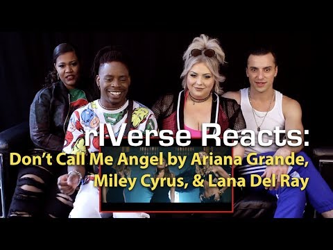 rIVerse Reacts: Don't Call Me Angel by Ariana Grande, Miley Cyrus, Lana Del Rey - M/V Reaction