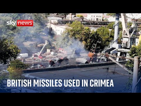 Ukraine War: 'First time' British cruise missiles used in Crimea