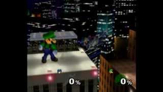Melee - Luigi wins against every level nine CPU by doing absolutely nothing