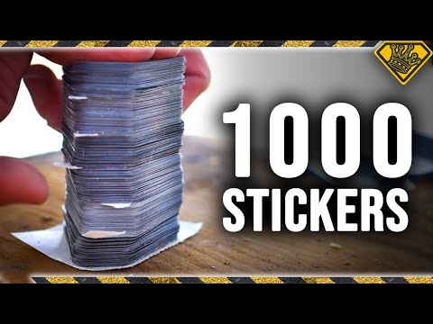 Can 1,000 Stickers Catch a Bullet? - UC1zZE_kJ8rQHgLTVfobLi_g