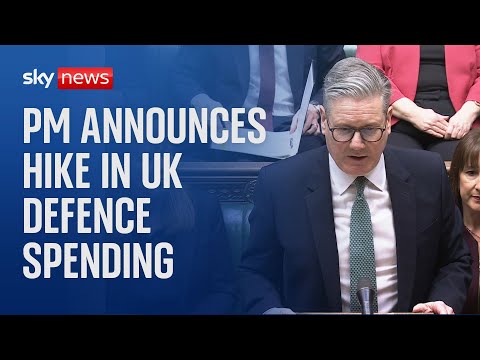UK defence spending to rise to 2.5% of GDP by 2027, funded by cut to foreign aid