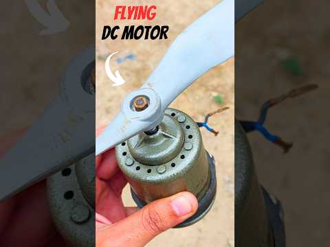 Flying DC Motor 🚀 #shorts #shortvideo