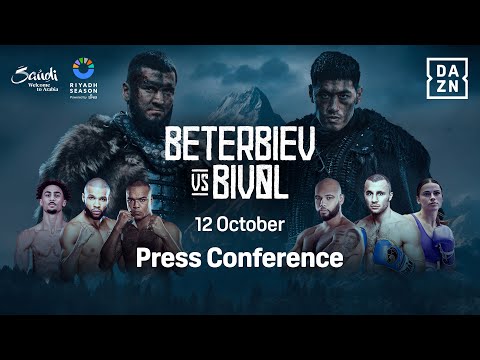 RIYADH SEASON: ARTUR BETERBIEV VS. DMITRY BIVOL PRESS CONFERENCE LIVESTREAM