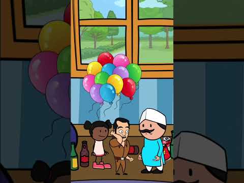 Balon Bapak Ditiup Kucing #shorts #shortvideo #comedy #trending