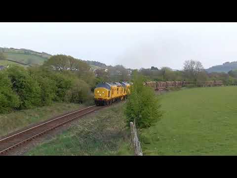 Network Rail Class 97s 304/303 Thrash on Colas' FIRST EVER Cambrian Log 29.04.22 | I Like Transport