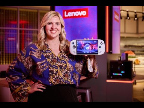 The Lenovo Legion Go S at CES 2025