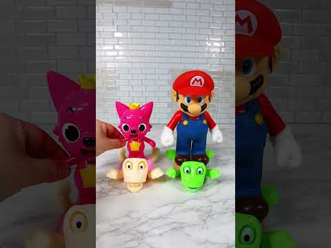 Toy ASMR Super Mario Turtles <strong>Pinkfong</strong> Set Satisfying with Unboxing &amp; Review Toys