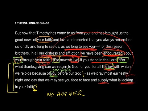 Inexpressible Joy Is the Essence of Paul’s Life: 1 Thessalonians 3:6–10, Part 2