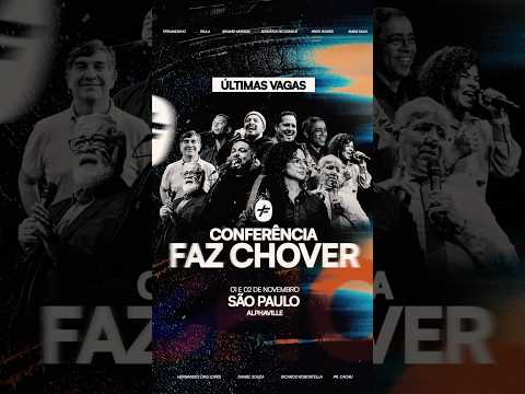 Conferência Faz Chover - 01 e 02 de Novembro - já adquiriu seu ingresso?