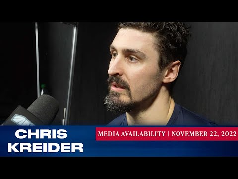 New York Rangers: Chris Kreider Postgame Media Availability | Nov. 22, 2022