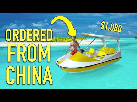 I bought a ,080 5-seater ELECTRIC boat from China