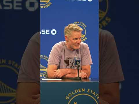 Steve Kerr was asked if the "message" he gave his younger players on Saturday night was received.