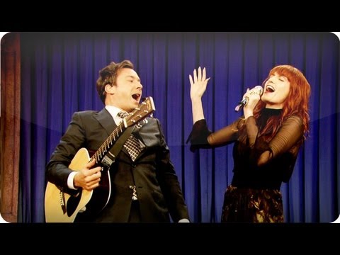 Audience Suggestion Box: Jimmy Fallon & Florence Welch Sing "Balls In Your Mouth" - UC8-Th83bH_thdKZDJCrn88g