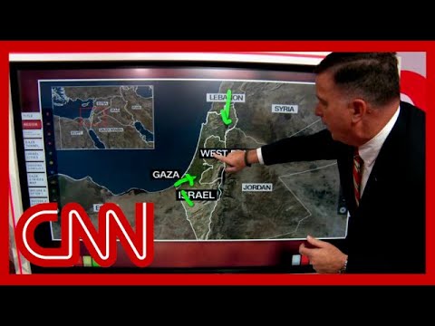 Military expert shows on map where Israeli forces will face challenges in Gaza