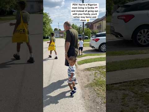 Nigerian mom living in Serbia instead of going out with my family, I ’d rather stay home & sleep 😂