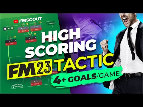 GOAL-MACHINE Tactic Scores 4+ Goals A Game! | FM23 Best Tactics