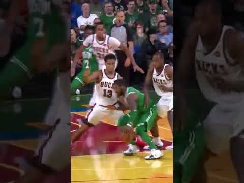 Kyrie Escapes Double Team With CRAZY Spin Move | #Shorts #NBAHandlesWeek