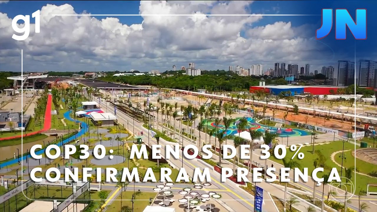 JN A 80 dias da COP30 menos de 30 dos países confirmaram presença