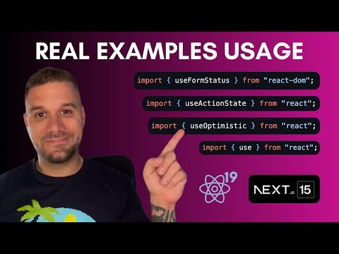 Next.js 15 Meets React 19: NEW Hooks! (real examples)