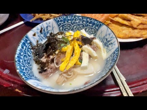 설날 떡국을 맛있게 먹는 연서와 민서의 먹방과 세배
