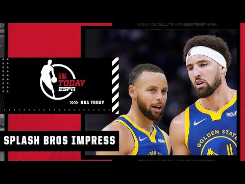 Who had the more impressive night: Steph Curry or Klay Thompson? | NBA Today video clip