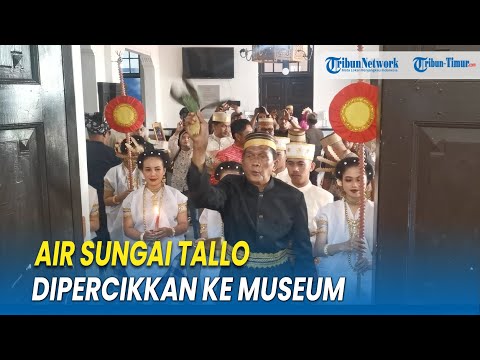 Air Sungai Tallo Dipercikkan ke Museum