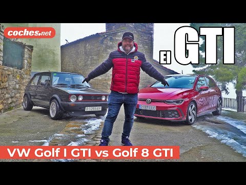 VW Golf GTI 2021 vs VW Golf GTI 1981 | Prueba / Test / Review en español | coches.net