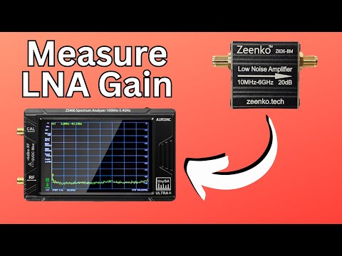 Discover the POWER of TinySA Ultra+ 406 in Measuring Low Noise Amplifier Gain!