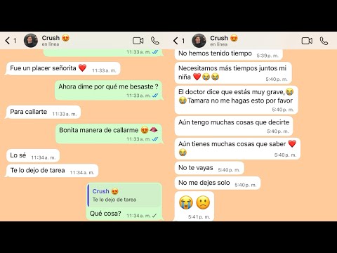 Chats con mi crush 😍 parte final 