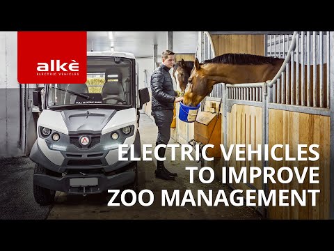Discover Alkè electric vehicles for zoo management and maintenance!