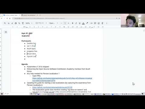 [SIG Docs] Localization Subgroup Zoom Meeting for 2025-09-01T14:56:28Z.mp4