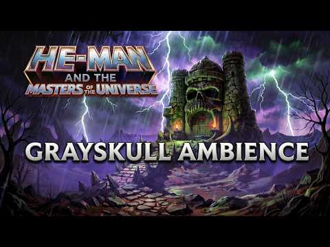 He-Man 💀Masters of the Universe Ambience | Rain & Heavy Thunderstorm | 80s Dark Fantasy Synth Music