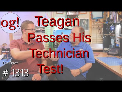 Teagan Passes His Technician Test! (#1313)