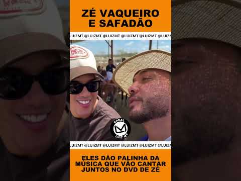 ELES DÃO PALINHA DA MÚSICA QUE VÃO CANTAR JUNTOS NO DVD DE ZÉ. #zévaqueiro #wesleysafadao #2025