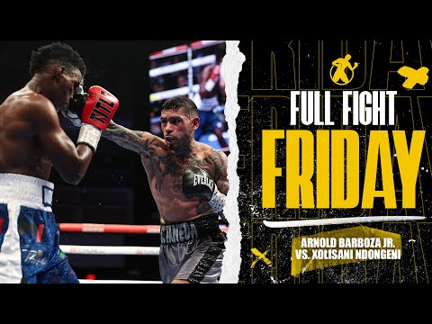 Full Fight | Arnold Barboza Jr. vs. Xolisani Ndongeni! Barboza Jr. ends an 11-month layoff!