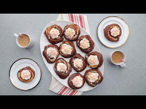 Peppermint Bark Sweet Rolls // Presented by LG USA