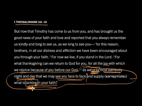 Prayer Is Not One and Done: 1 Thessalonians 3:6–10, Part 3