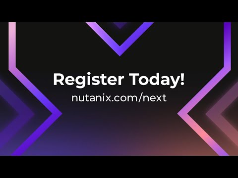 Nutanix .NEXT 2025, May 7-9 2025| Run Anything, Anywhere. Register now.